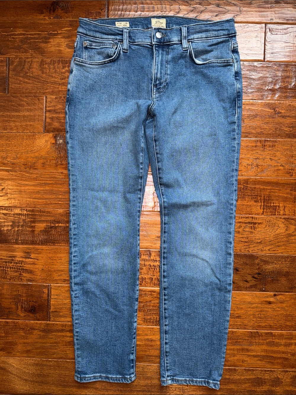 J. Crew Mens 484 stretch denim Jeans, 32 x 30